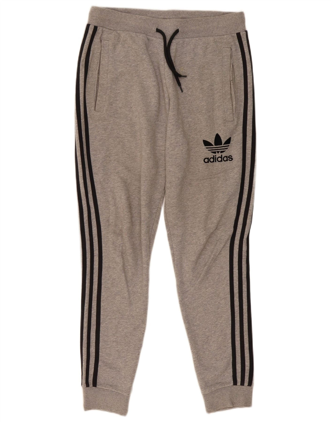 Ανδρική φόρμα Adidas Παντελόνι Joggers Βαμβακερό μεσαίο γκρι