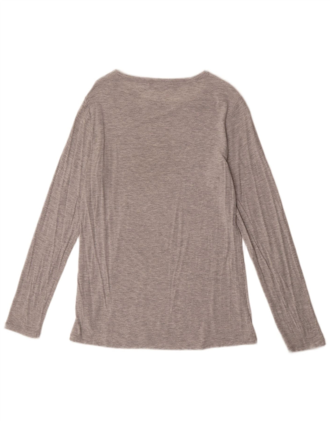 Marks & Spencer Γυναικείο τοπ μακρυμάνικο UK 14 Medium Grey Modal