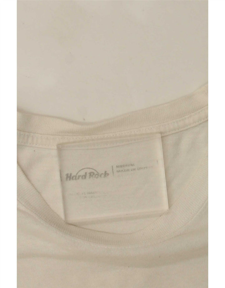 Ανδρικό γραφικό μπλουζάκι Hard Rock Cafe Vienna Top Medium White