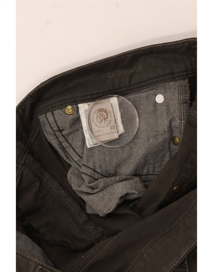 Diesel Γυναικείο Bootcut Jeans W33 L30 Χακί βαμβακερό