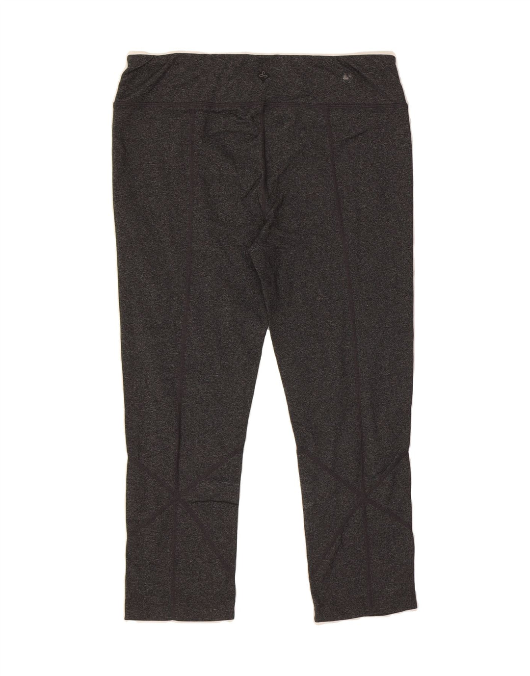 PRANA Womens Capri Leggings UK 12 Large Grey Polyester Vintage Prana and Second-Hand Prana from Messina Hembry 