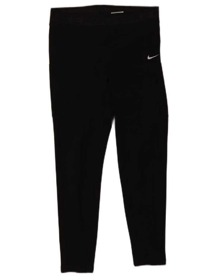 Γυναικεία κολάν Nike Crop UK 14 Medium Black Polyester