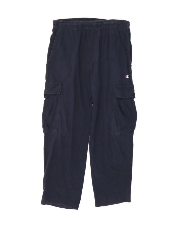 CHAMPION Mens Cargo Tracksuit Trousers XL  Navy Blue Vintage Champion and Second-Hand Champion from Messina Hembry 