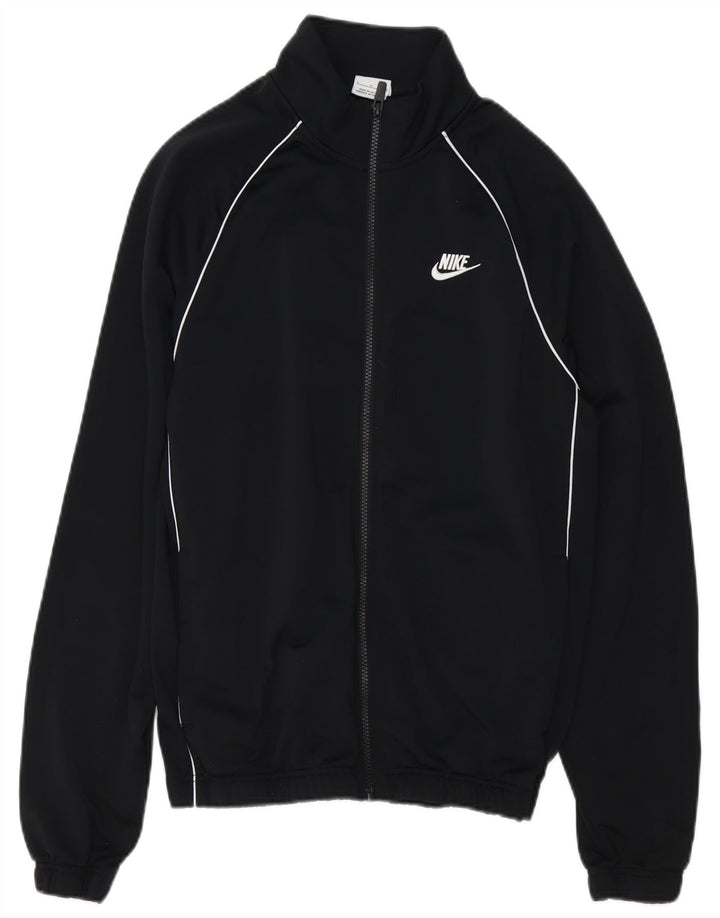 Ανδρική αθλητική φόρμα Nike Μπουφάν μικρού μαύρου πολυεστέρα