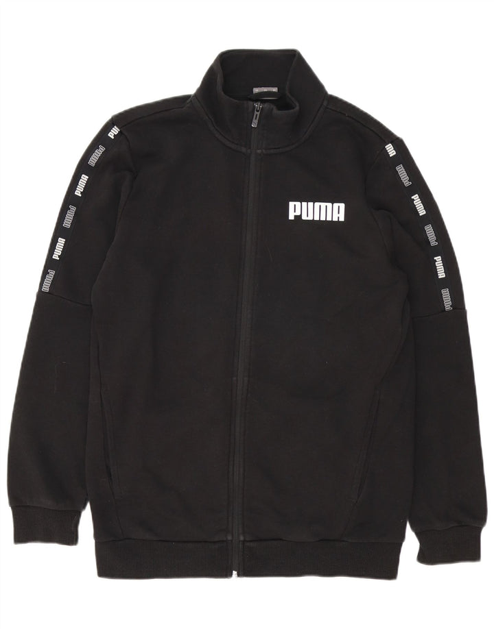 Ανδρική φόρμα αθλητικής φόρμας PUMA γραφικό τοπ μπουφάν Μικρό μαύρο