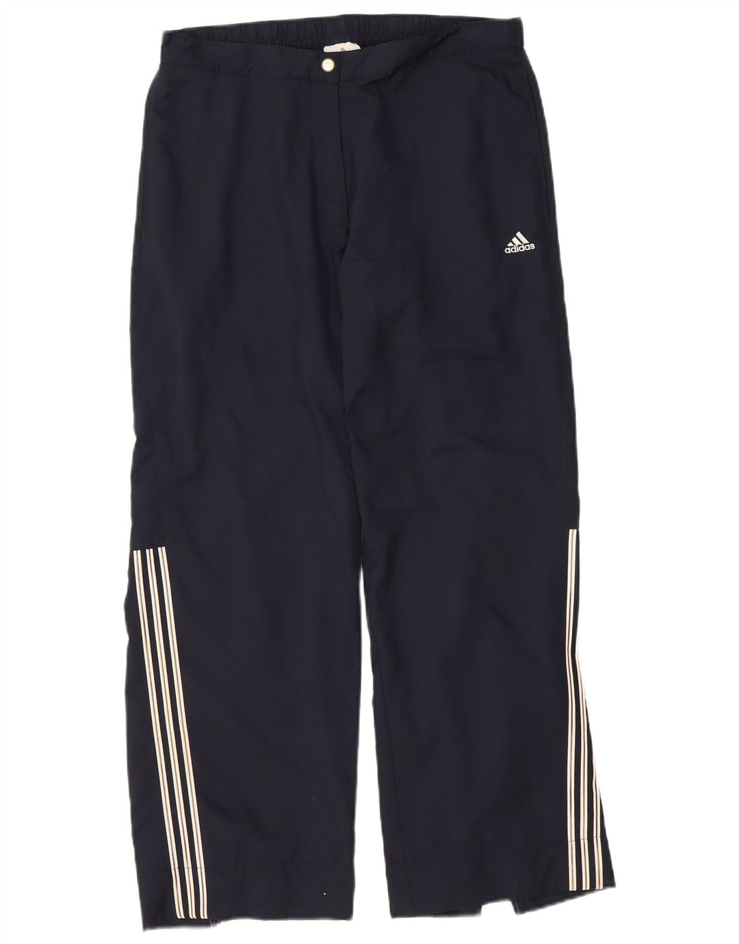 Γυναικεία αθλητική φόρμα ADIDAS Παντελόνι UK 16 Large Navy Blue Polyester