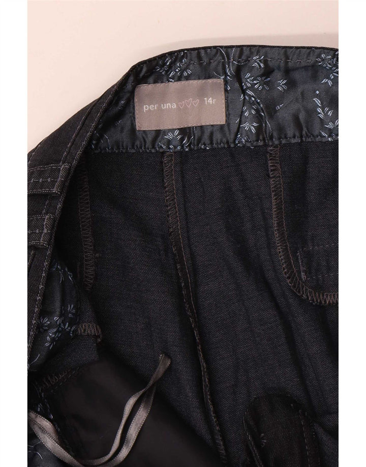 Marks & Spencer Women Per Una Bootcut Jeans UK 14 Medium W30 L30 Navy Blue