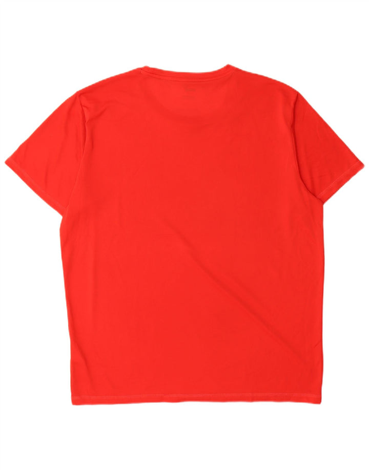 Ανδρικό T-Shirt Puma Top μεγάλο κόκκινο πολυεστέρα