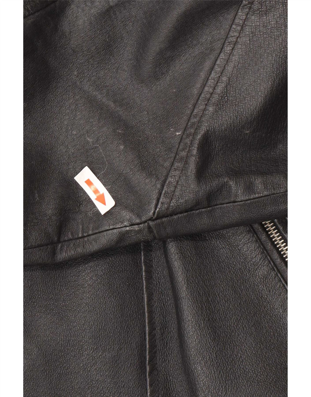 Vintage Ανδρικό Δερμάτινο Μπουφάν Biker UK 38 Medium Black Leather