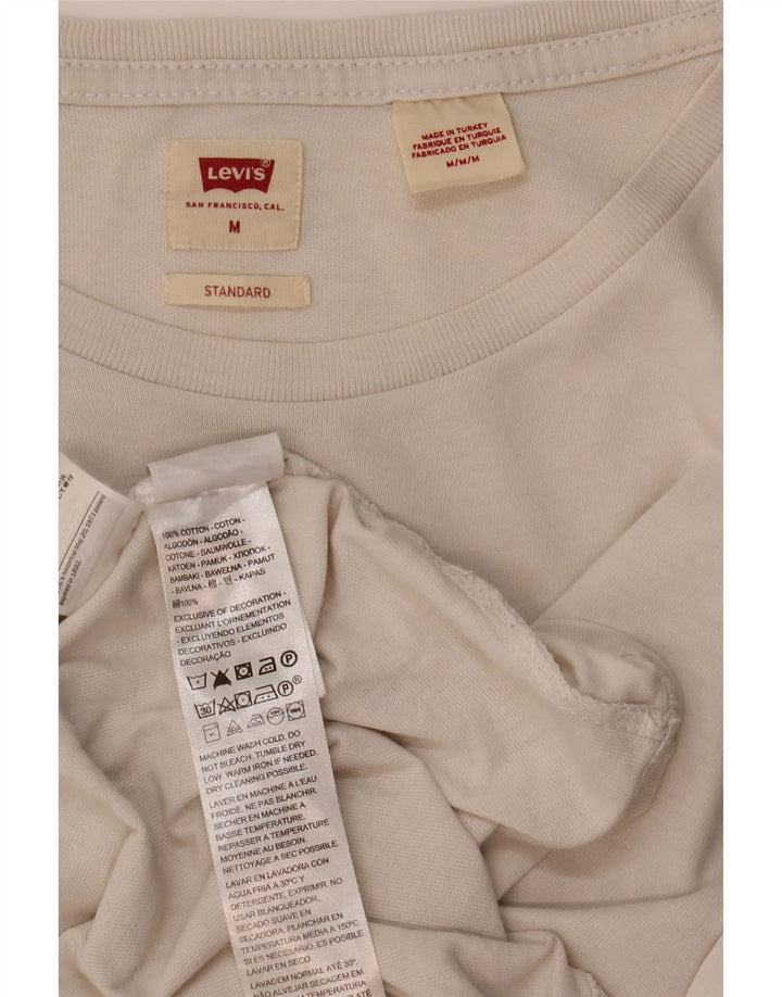 Ανδρικό μπλουζάκι Levi's Standard Fit Βαμβακερό σε μεσαίο υπόλευκο