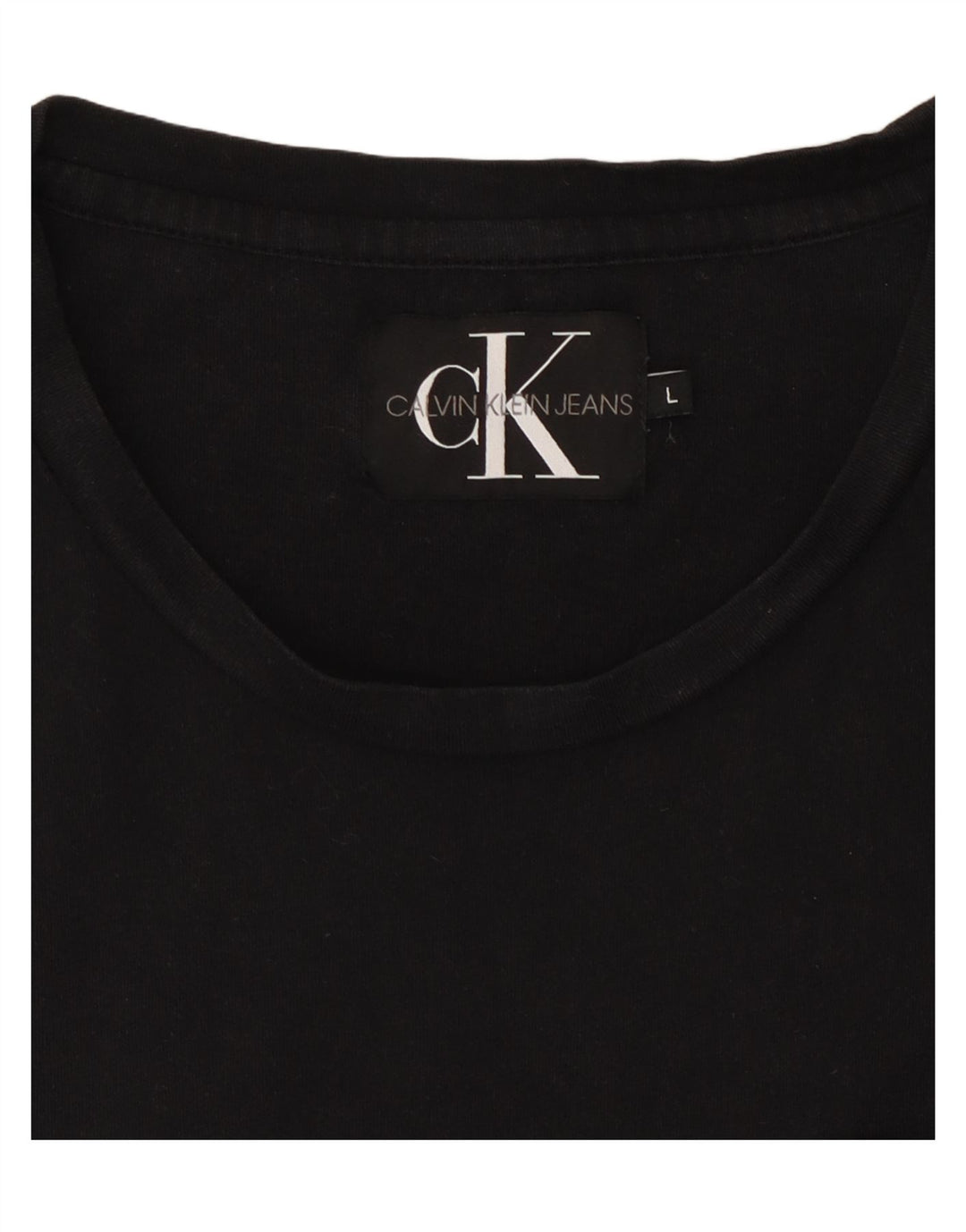 Ανδρικό T-shirt CALVIN KLEIN JEANS Top Large Μαύρο