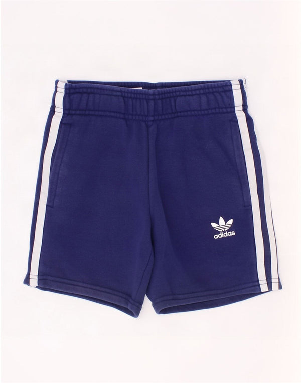 Adidas Boys Sport Short 4-5 Years Navy Blue Cotton