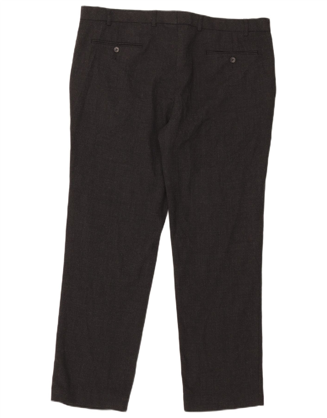 Marks & Spencer Ανδρικό ίσιο παντελόνι W40 L31 Γκρι μαλλί