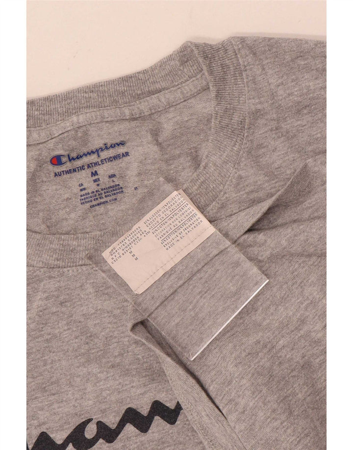 Ανδρικό γραφικό T-Shirt Champion Top Μεσαίο γκρι βαμβακερό