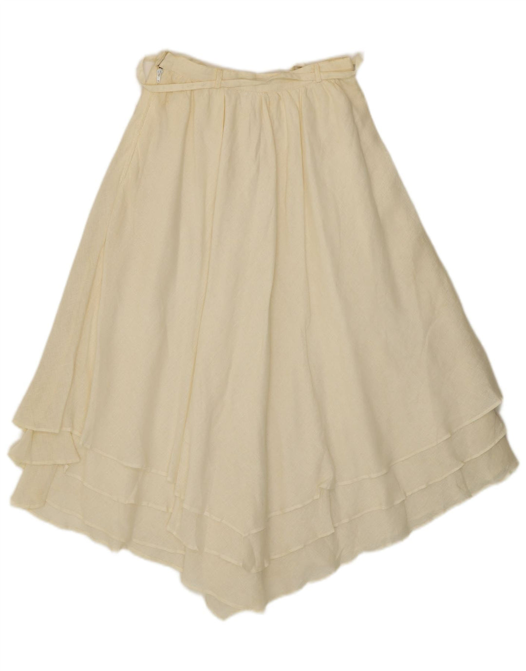 Giorgio Grati Γυναικεία ασύμμετρη φούστα IT 42 Medium W24 Off White