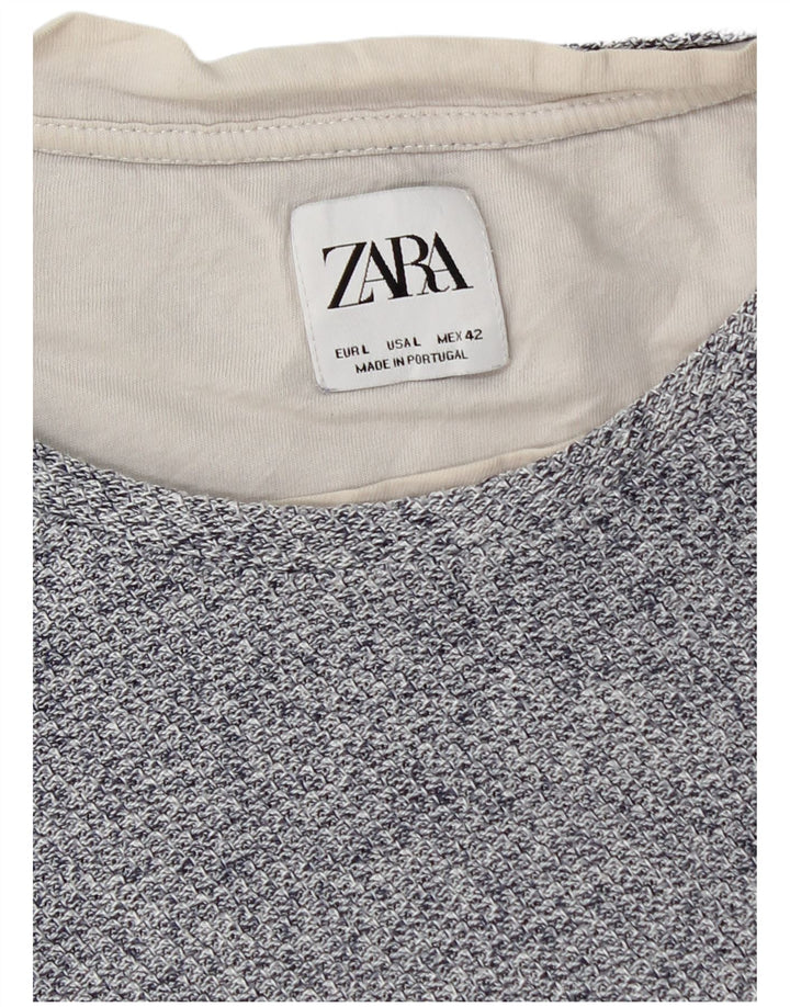 Ανδρικό T-Shirt Zara Top Large Blue