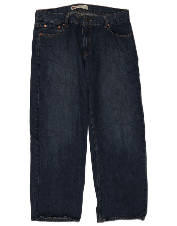Levi's Girls 550 Relaxed Fit Straight Jeans 13-14 ετών W33 L28 Navy Blue