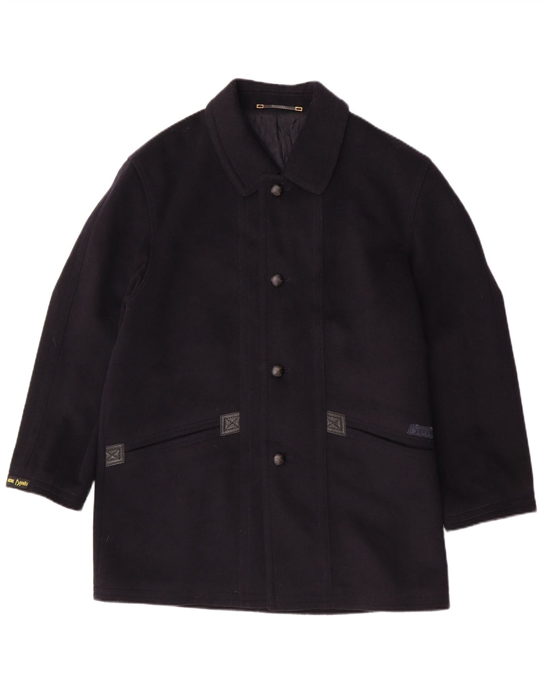 Ανδρικό παλτό Rehbochloden IT 46 Small Navy Blue Wool
