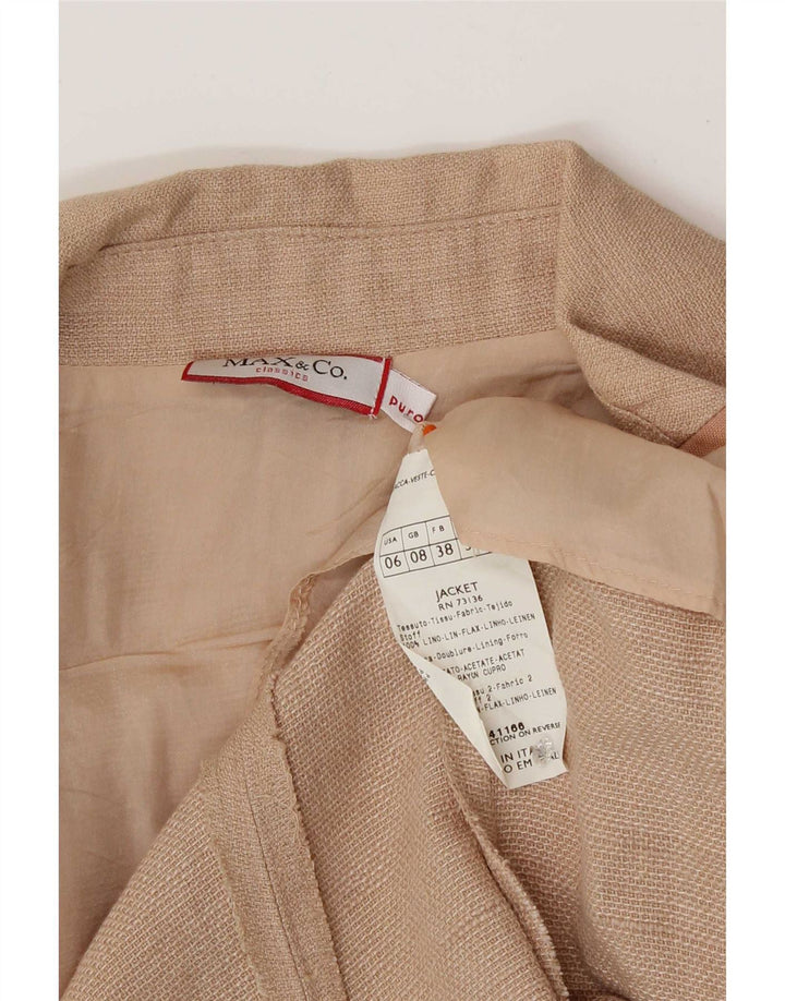 Max & Co. Γυναικείο μπουφάν blazer 3 κουμπιών UK 8 Small Pink Len