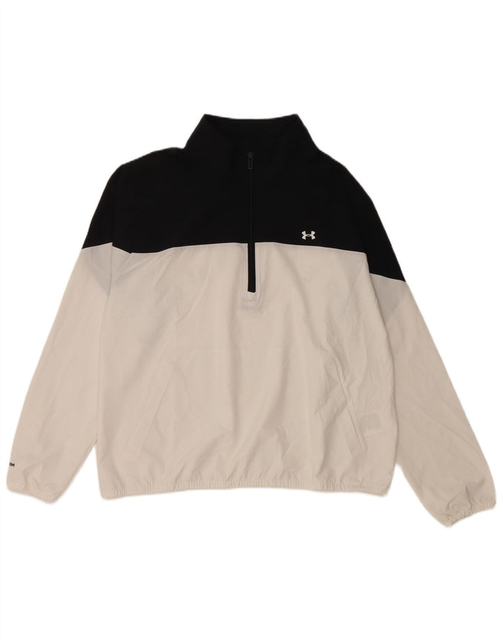 Γυναικεία πουλόβερ φόρμα UNDER Armour Top UK 16 Large White Colourblock