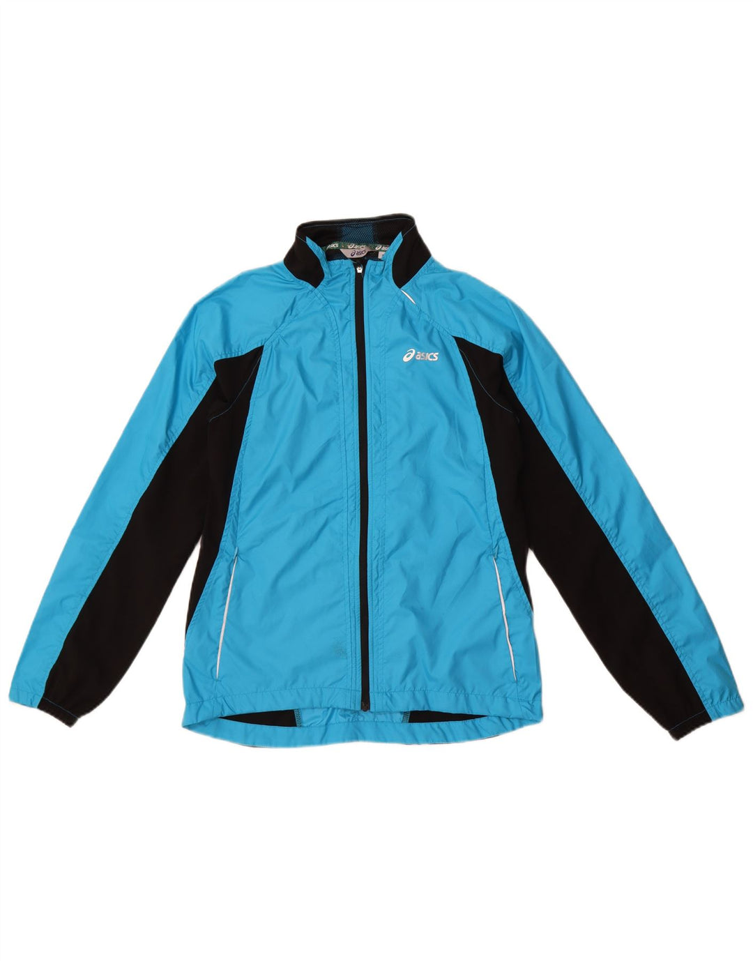 Γυναικεία αθλητική φόρμα Asics Top Jacket UK 6 XS Blue Colorblock Polyester