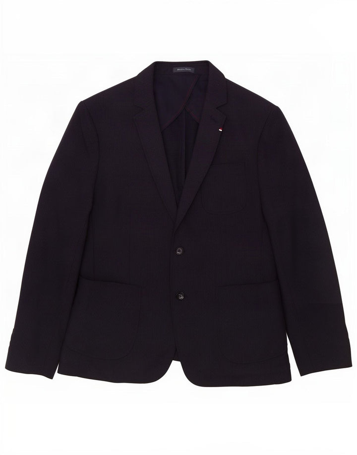 Zara Ανδρικό σακάκι μπλέιζερ με 2 κουμπιά EU 56 XL Navy Blue Polyester