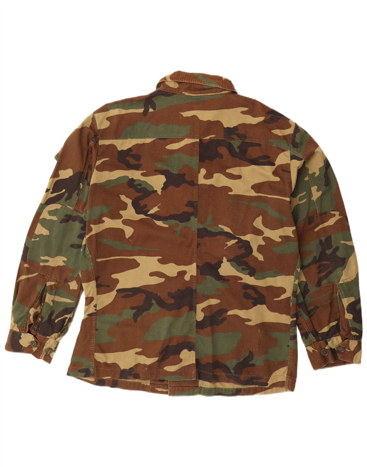 VINTAGE Ανδρικό Στρατιωτικό Μπουφάν IT 56 3XL Χακί Καμουφλάζ Βαμβακερό
