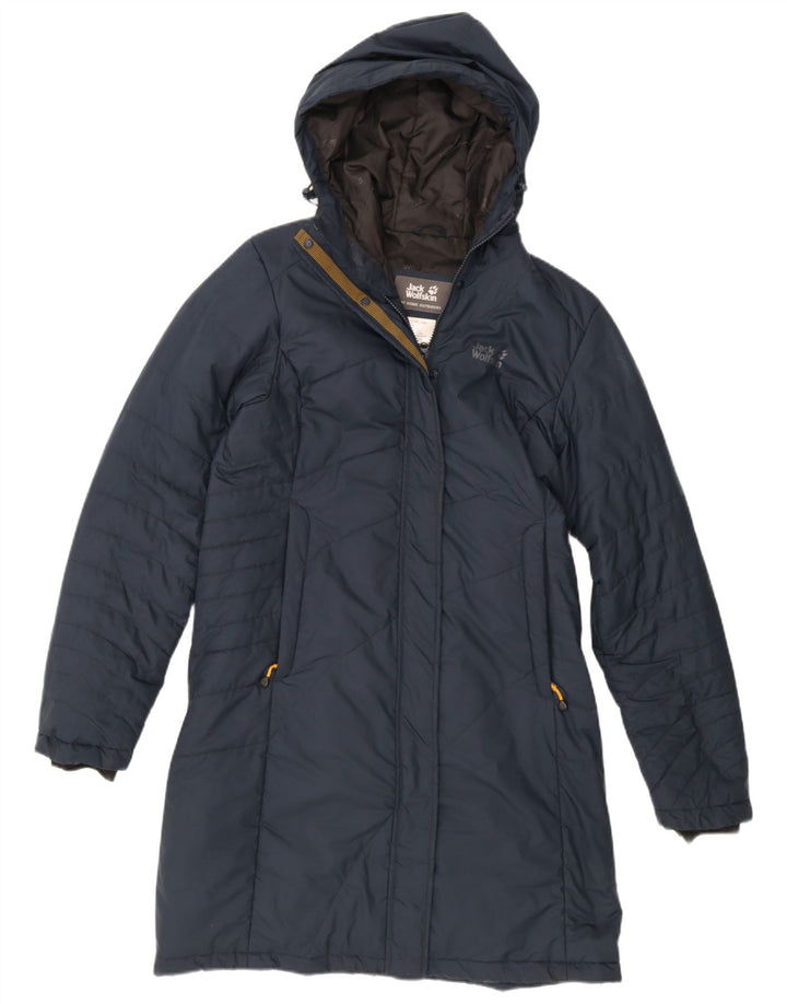 Jack Wolfskin Ανδρικό παλτό με κουκούλα UK 12/14 Medium Navy Blue Polyester