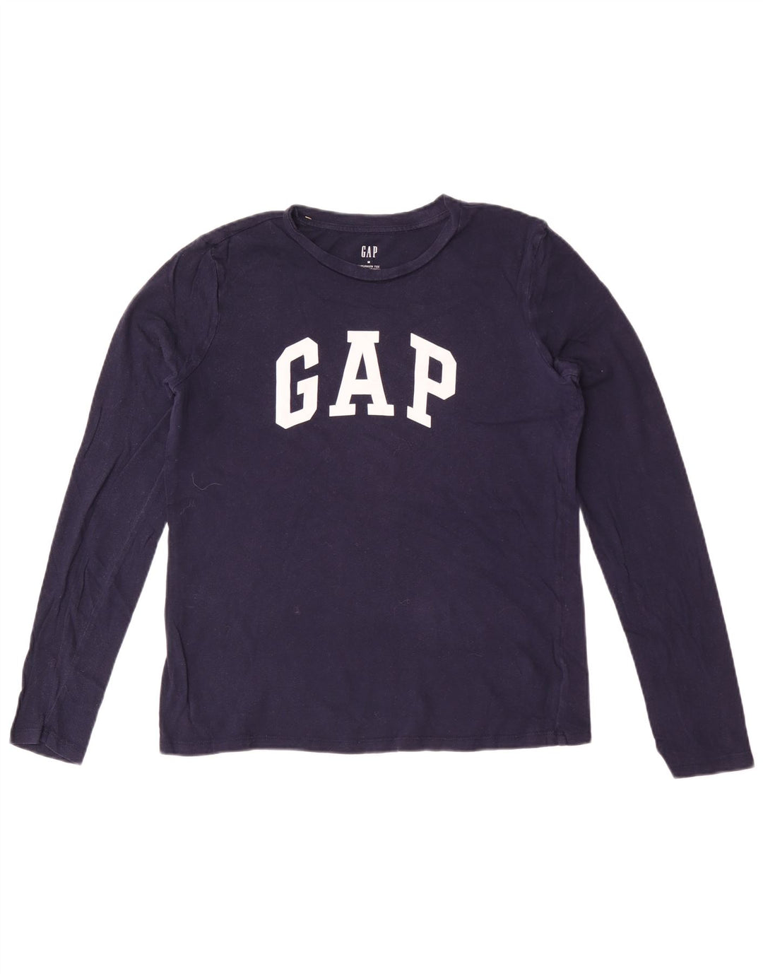 Gap Γυναικείο γραφικό τοπ μακρυμάνικο UK 14 Medium Navy Blue
