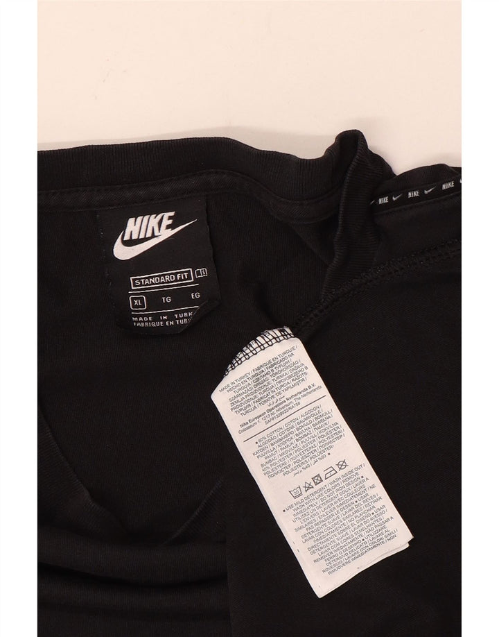 Ανδρικό T-Shirt Nike XL Μαύρο βαμβακερό