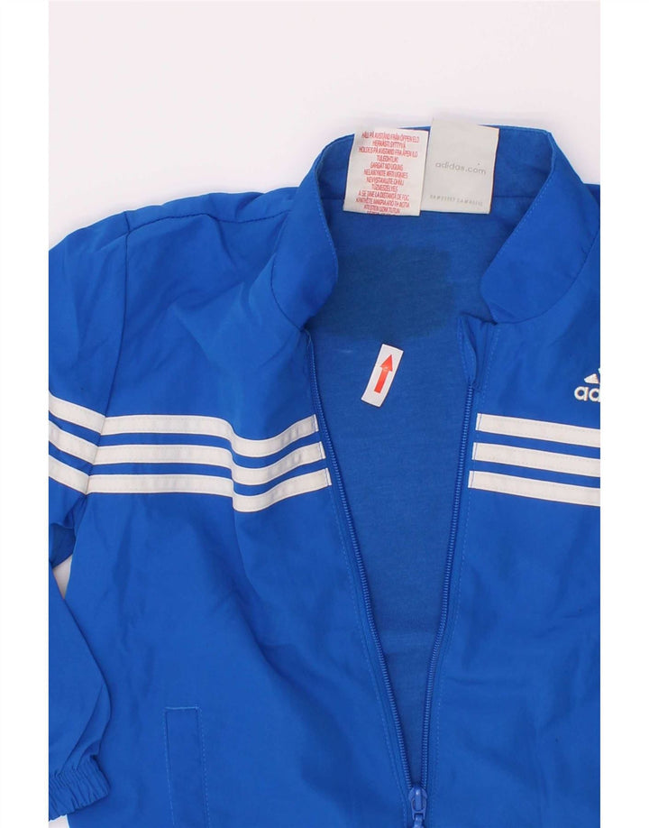 Adidas Boys αθλητική φόρμα Adidas Top Jacket 3-4 Years Blue Polyester