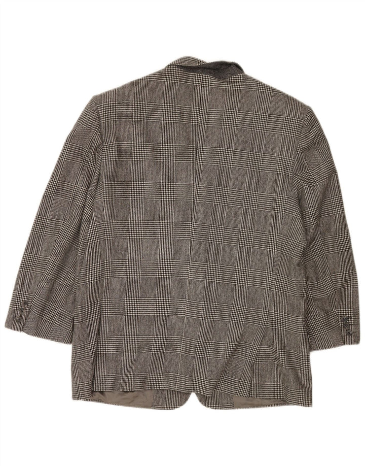 Valentino Ανδρικό σακάκι σακάκι με 2 κουμπιά IT 54 2XL Grey Houndstooth