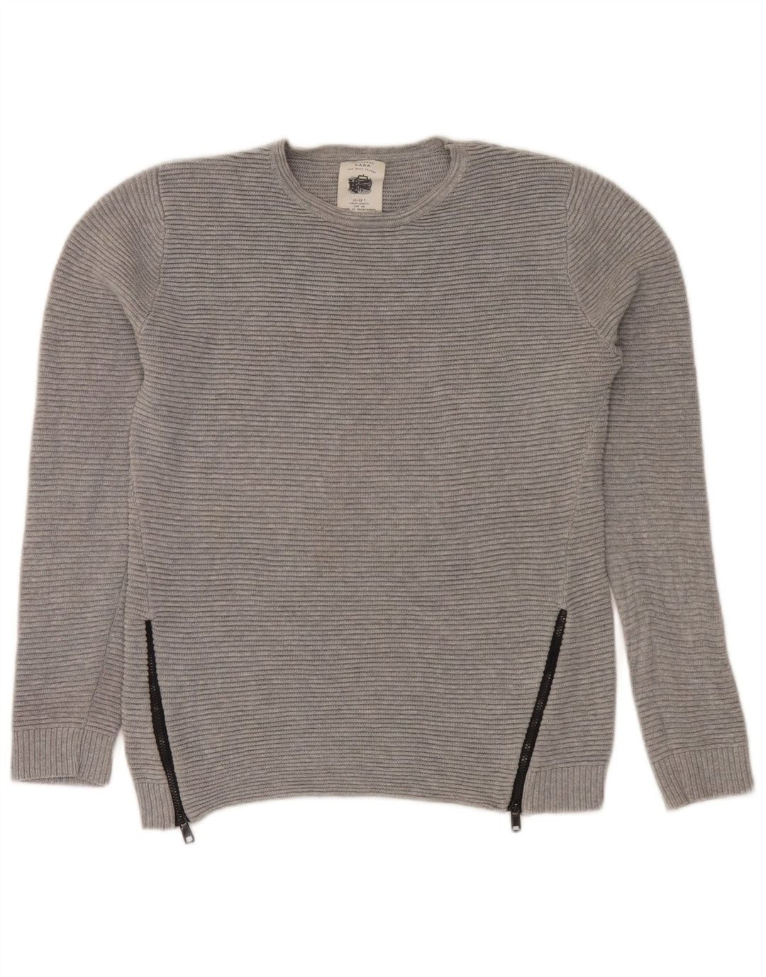 Πουλόβερ Zara Boys Crew Neck Jumper 11-12 Years Grey