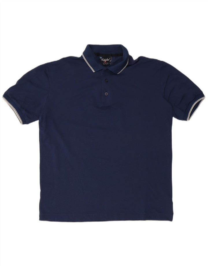 AUSTRALIAN L'ALPINA Ανδρικό μπλουζάκι πόλο IT 54 XL Navy Blue Polyamide