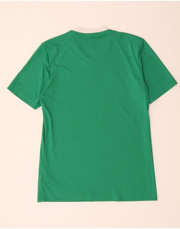 Ανδρικό γραφικό T-Shirt Adidas Aeroready Top μεσαίο πράσινο πολυεστέρας
