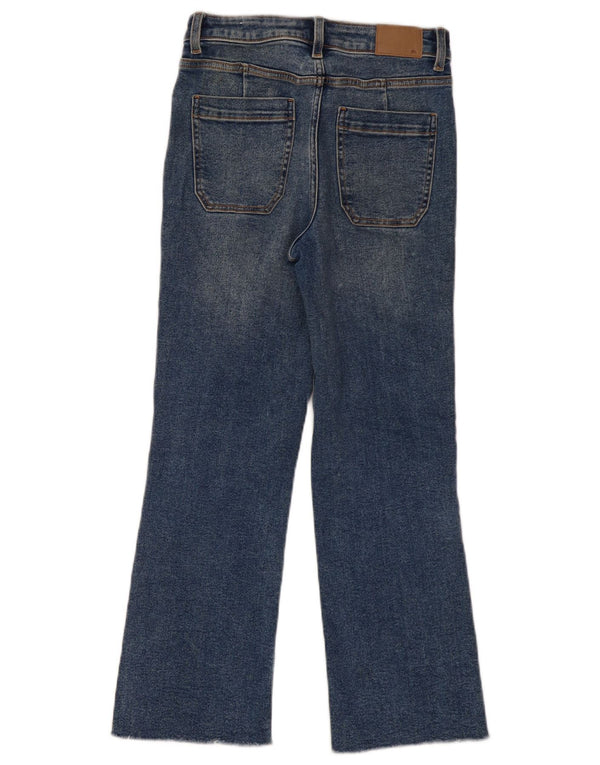 Zara Γυναικείο Τζιν μποτάκι με ψηλόμεσο EU 34 2XS W24 L26 Μπλε