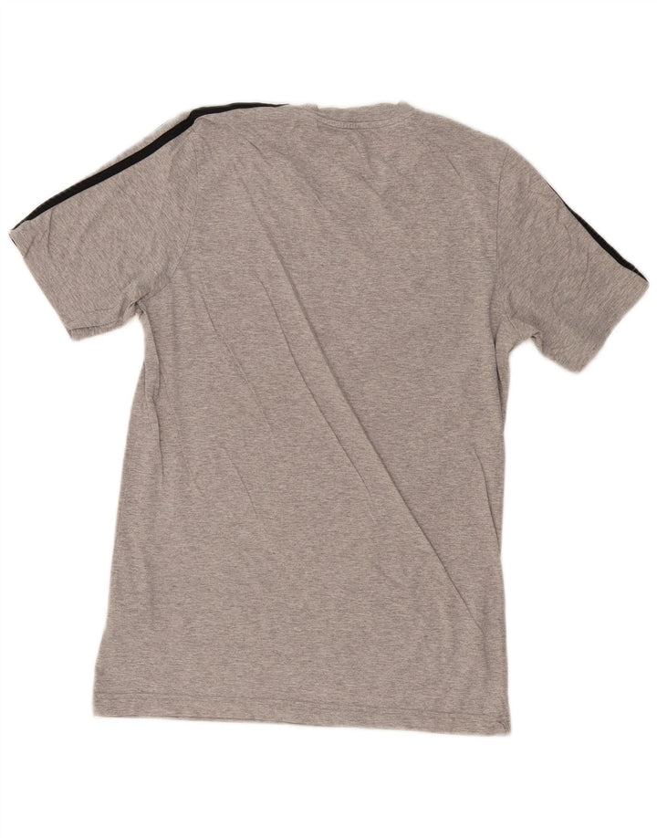 Ανδρικό T-Shirt ADIDAS Top Μικρό Γκρι Βαμβακερό