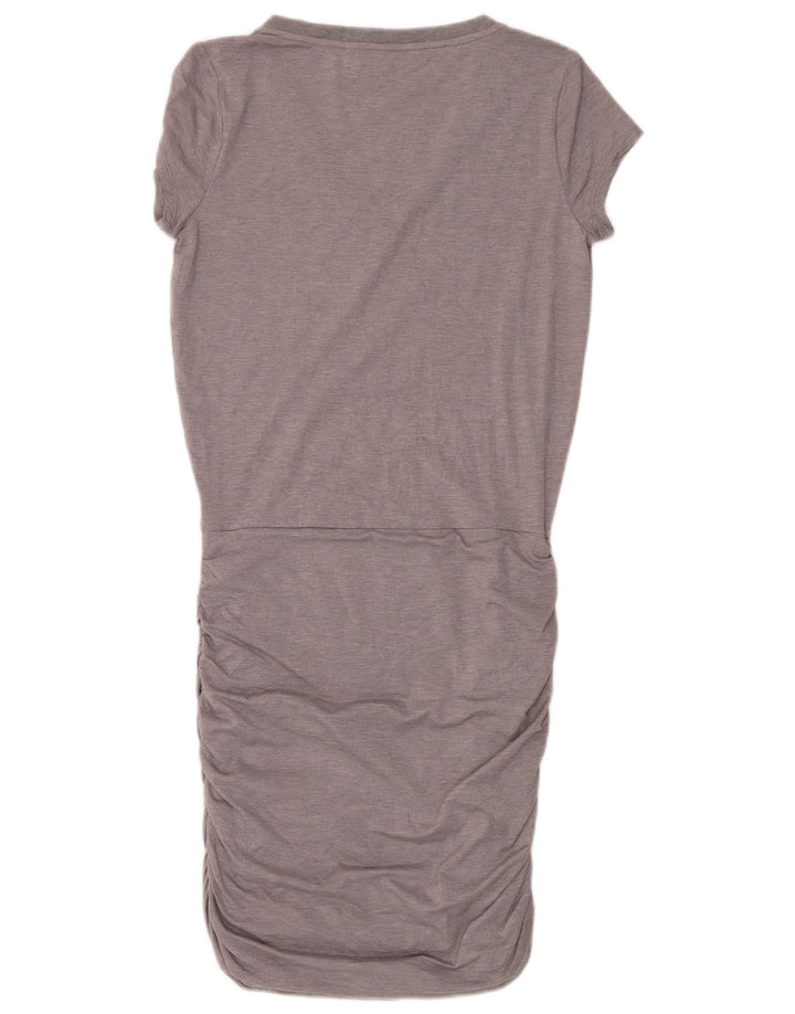 Athleta Γυναικείο φόρεμα με μεγάλη πτώση μέσης UK 6 XS Γκρι Πολυεστέρας