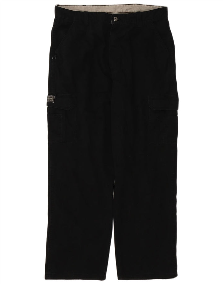 Ανδρικό παντελόνι Wrangler Straight Cargo W38 L32 Μαύρο