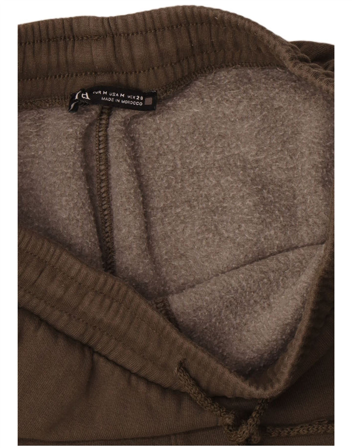 Zara Γυναικεία φόρμα Cargo Παντελόνι UK 12 Medium Khaki Cotton
