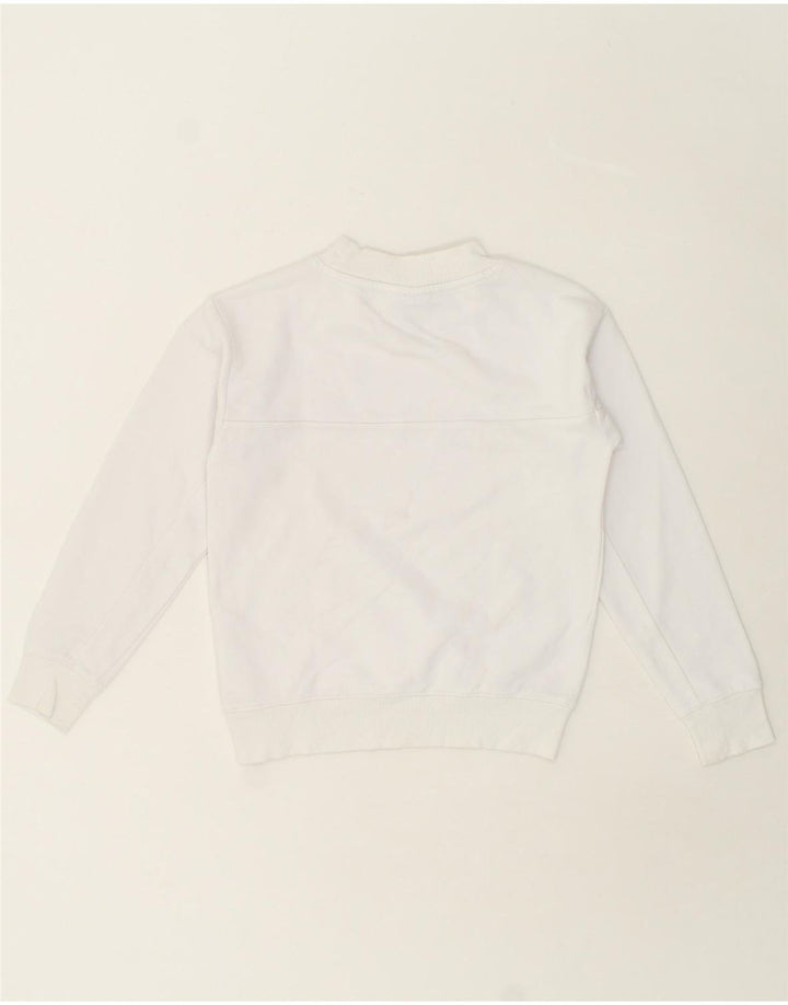 CHAMPION Boys Graphic Sweatshirt Jumper 9-10 Years Medium  White Cotton Vintage Champion and Second-Hand Champion from Messina Hembry 