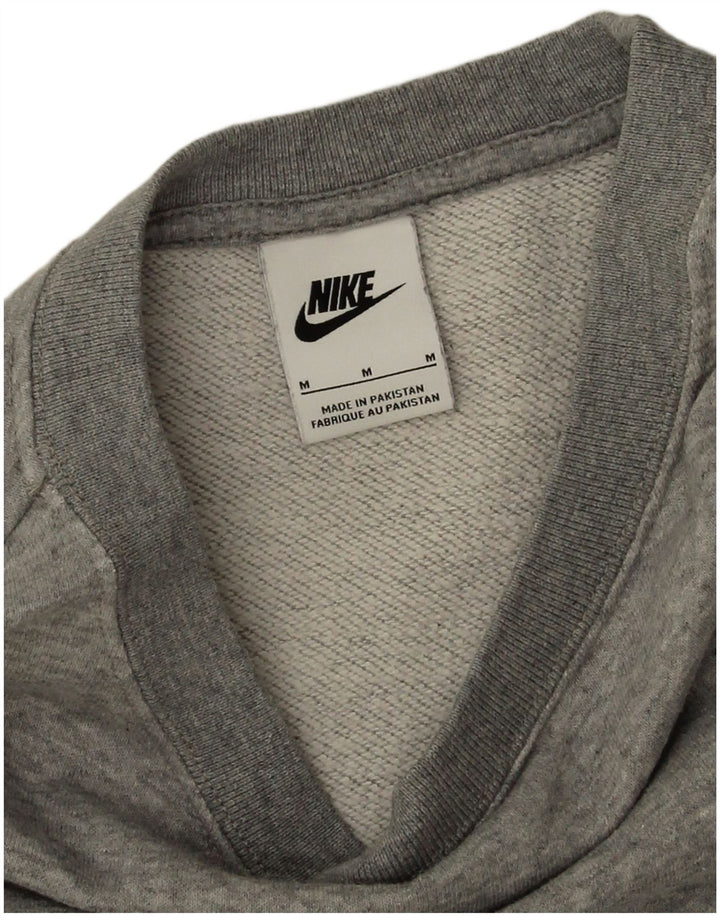 Ανδρική μπλούζα μεγάλου μεγέθους Nike, μεσαίο γκρι βαμβακερό