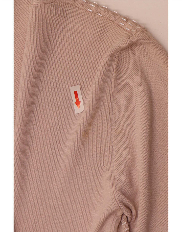 Zara Γυναικεία Μπλούζα Τοπ UK 14 Large Pink Rayon