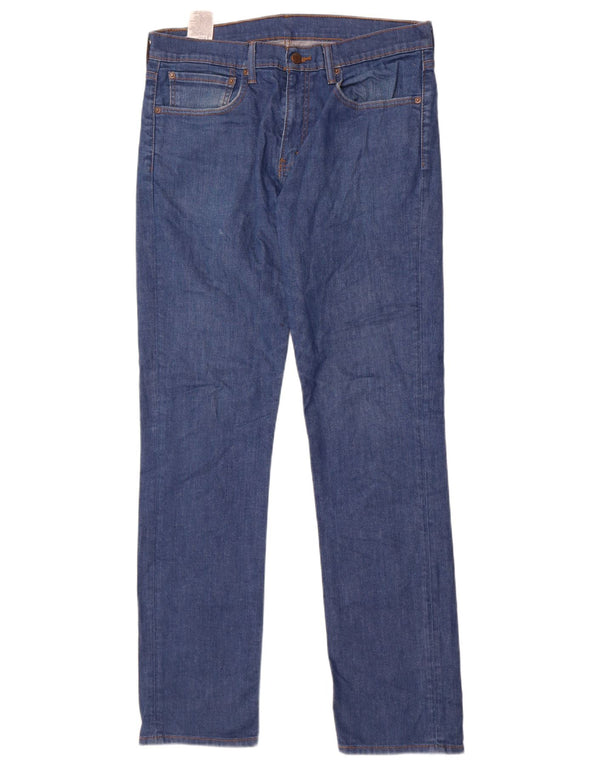 Levi's Mens 511 Slim Jeans 34 L34 Blue Cotton
