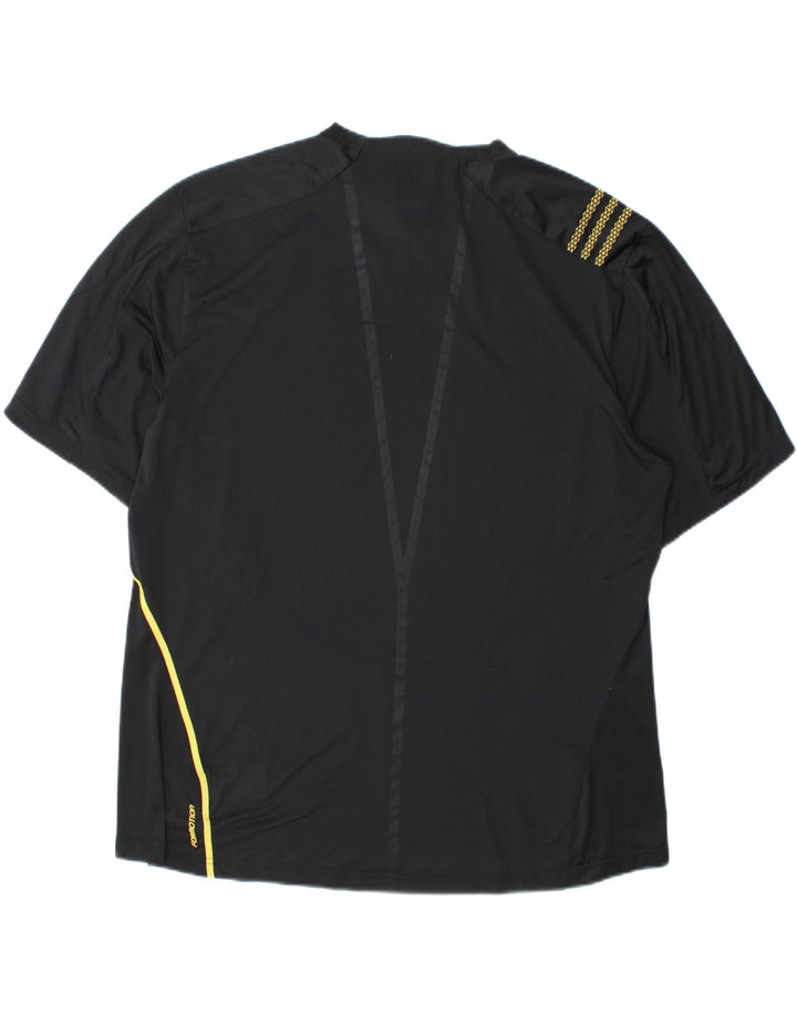 Ανδρικό T-Shirt ADIDAS Top XL Μαύρο πολυεστέρα