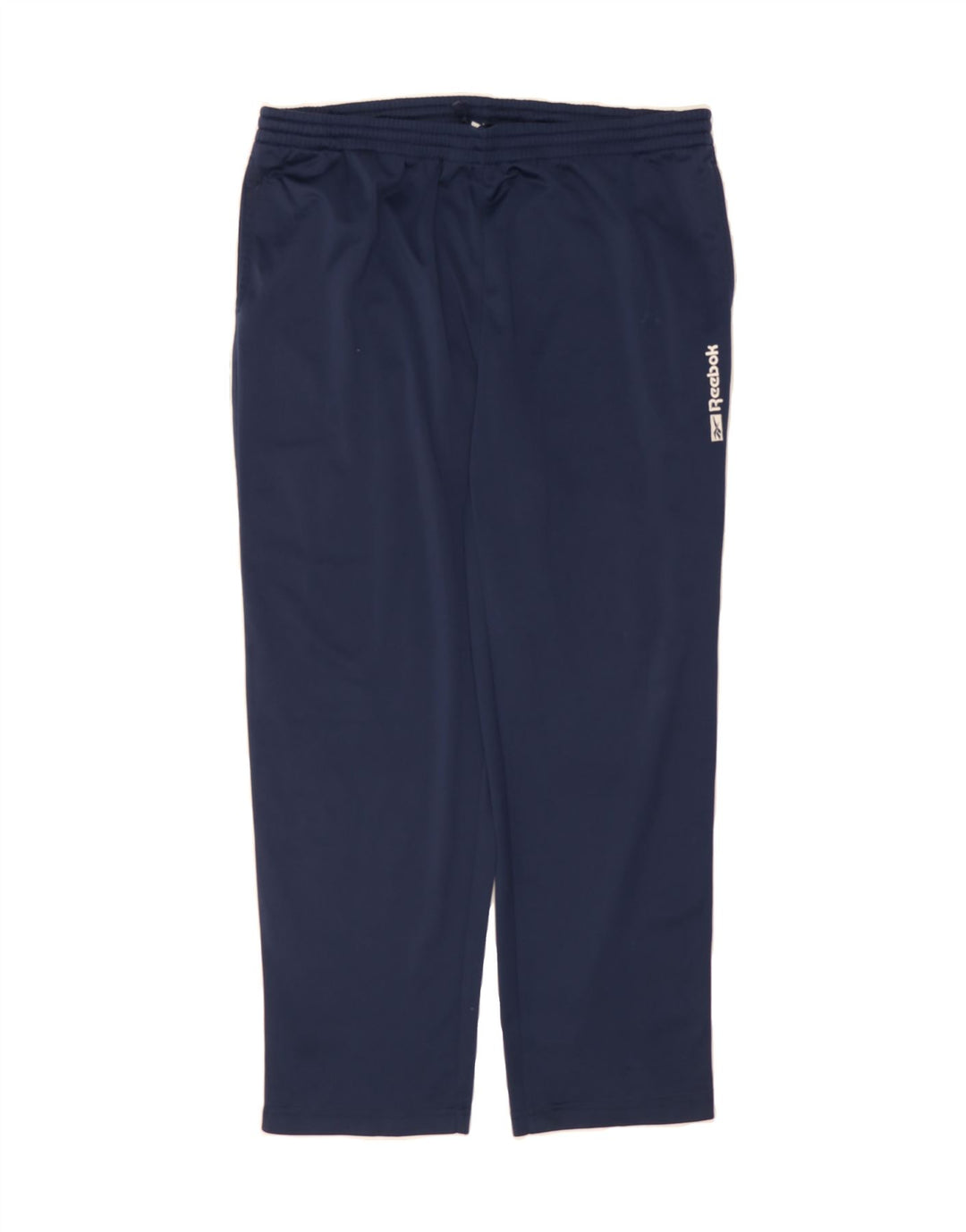 REEBOK Mens Tracksuit Trousers Large Navy Blue Polyester Vintage Reebok and Second-Hand Reebok from Messina Hembry 