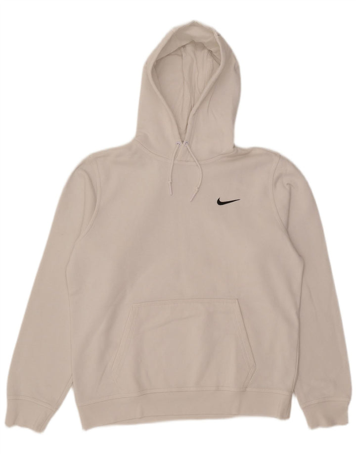 Ανδρικό φούτερ Nike, μεσαίο λευκό βαμβακερό