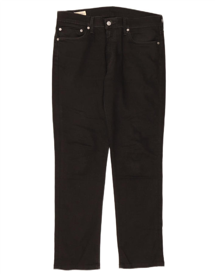 Levi's Mens 511 Slim Jeans W33 L29 Μαύρο βαμβακερό