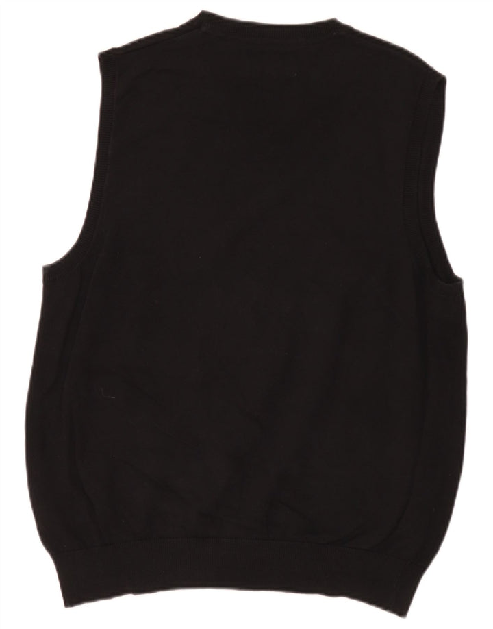 Marks & Spencer Ανδρικό γιλέκο Tank Top Large μαύρο βαμβακερό