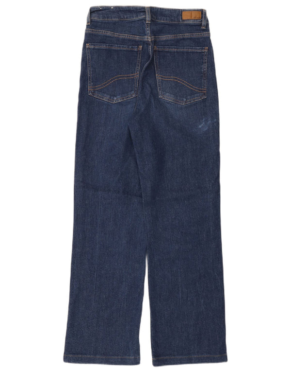 FAT FACE Γυναικεία Elise Wide Leg Jeans UK 8 Small W28 L28 Navy Blue